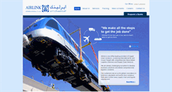 Desktop Screenshot of airlinkuae.com